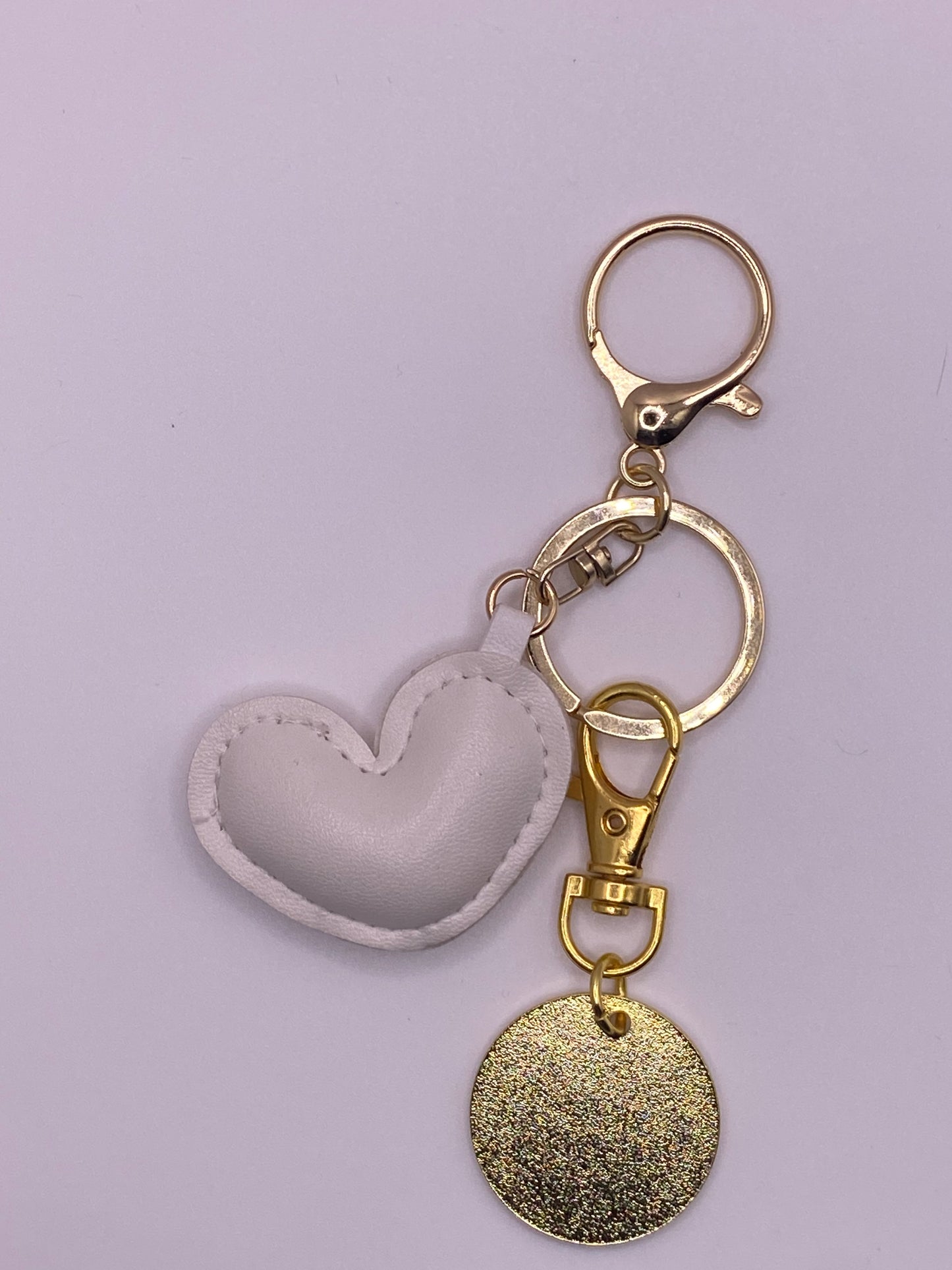 Heart Bag Charm and Key Holder