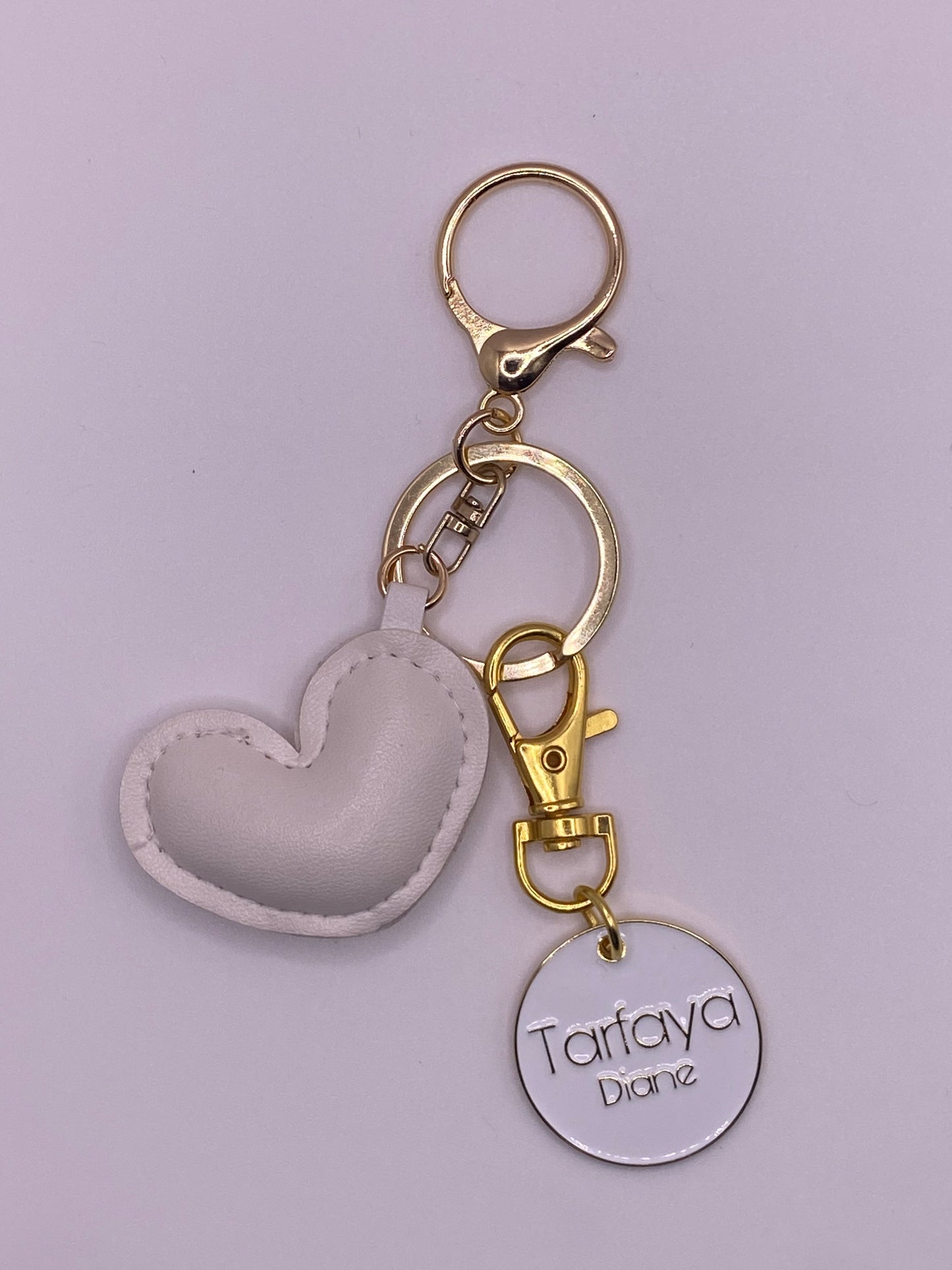 Heart Bag Charm and Key Holder