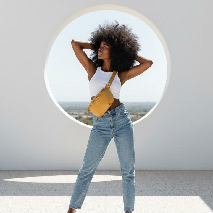 Patricia Sling Pack Bag Mustard